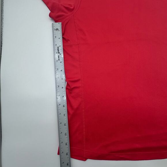 Nike One Classic Women's Dri-FIT Short-Sleeve Top SIZE L in CORAL color - Picture 5 of 14